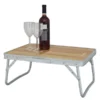 Kleiner Camping-Beistelltisch Eurotrail Dornas, Holz-Design