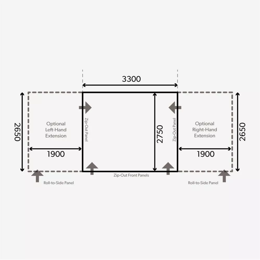 Aufblasbares Vorzelt Dometic Club Air Pro 330 S – Bild 9