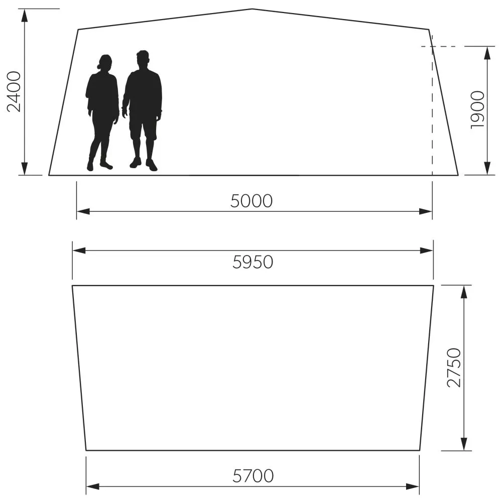 Wohnwagenvorzelt Dometic Residence AIR All-Season | Grösse 14 | 975 - 1.000 – Bild 2