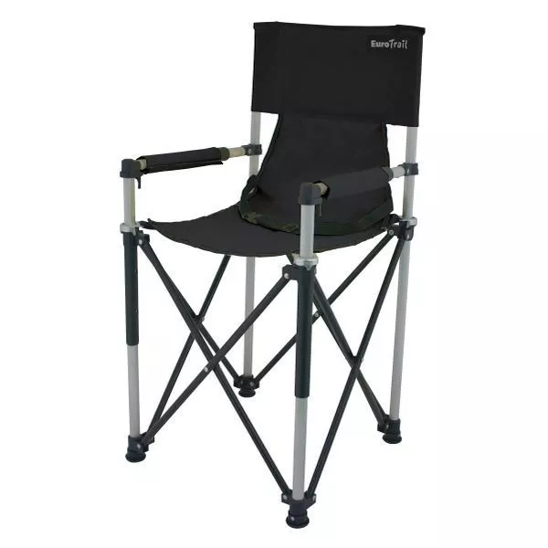 Kinder-Campingstuhl Eurotrail Petit Jr., Schwarz