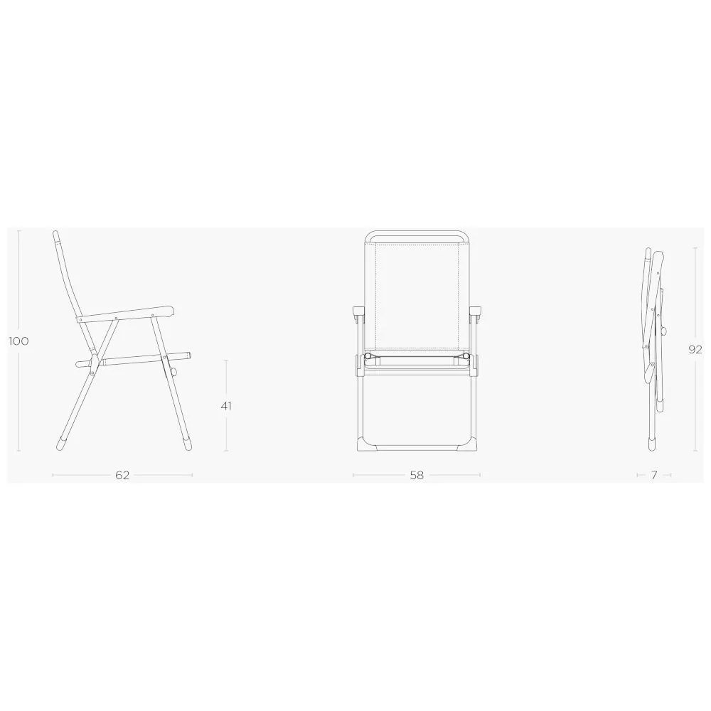 Klappstuhl Lafuma Alu Victoria, Ocean II – Bild 2