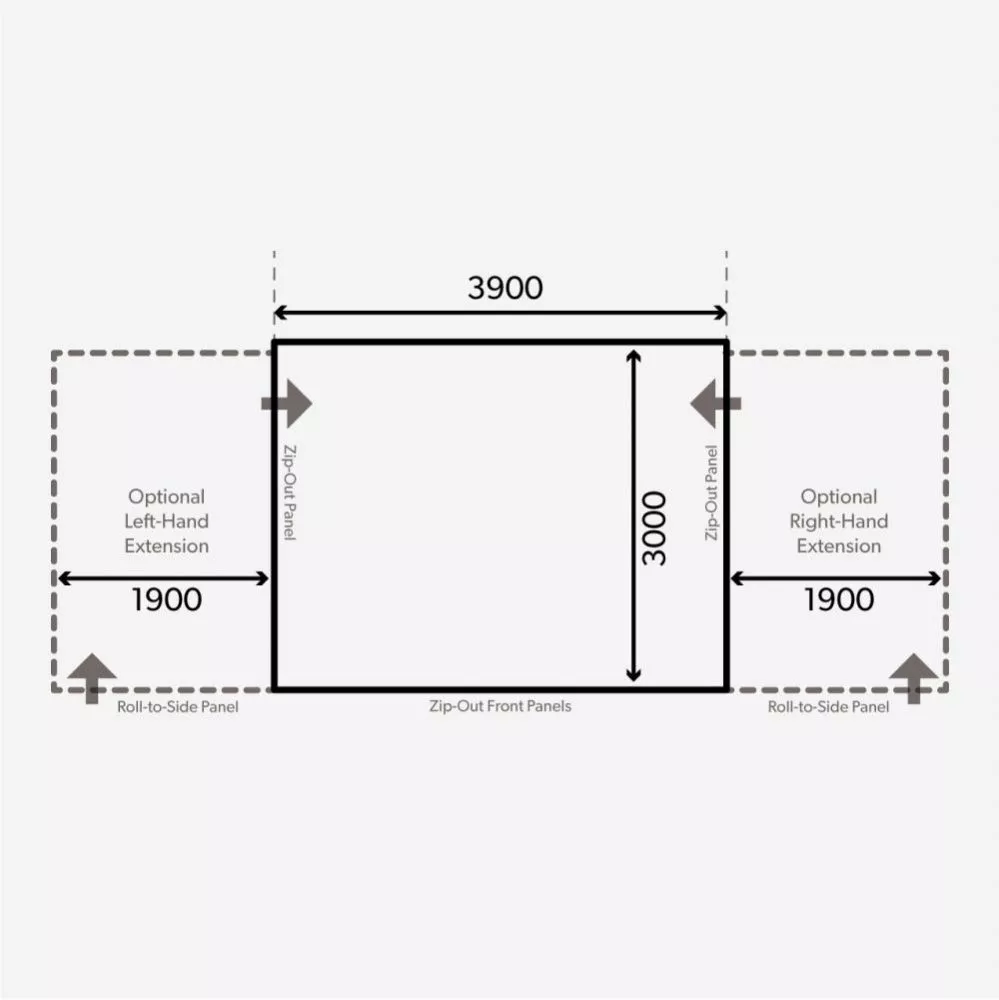Aufblasbares Vorzelt Dometic Grande Air All-Season 390 S – Bild 8