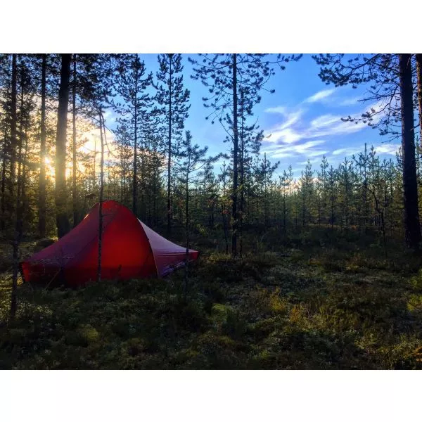 Trekkingzelt Nordisk Telemark 1 LW, Burnt Red – Bild 5